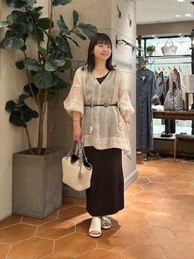 さこちゃんさん（レディース・155cm）の夏コーディネート