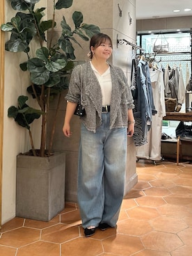 「RIVE DROITE（リヴドロワ）のアイテム（パンプス）」を使った、さこちゃんさん（骨格ストレート・レディース・155cm）の秋コーディネート