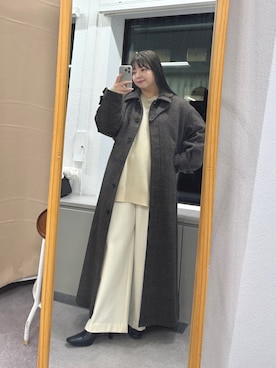 「アイテム（チョーカー）」を使った、さこちゃんさん（レディース・155cm）の秋コーディネート