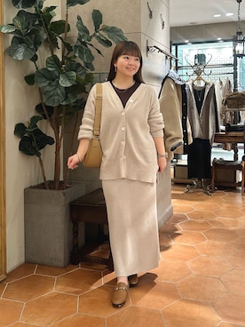 「RIVE DROITE（リヴドロワ）のアイテム」を使った、さこちゃんさん（レディース・155cm）の冬コーディネート