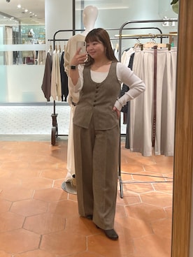 「RIVE DROITE（リヴドロワ）のアイテム」を使った、さこちゃんさん（レディース・155cm）の冬コーディネート