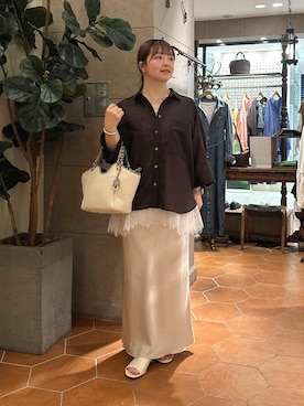 さこちゃんさん（レディース・155cm）の春コーディネート