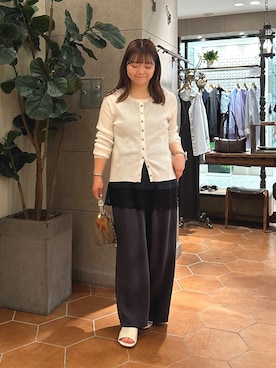 「アイテム（アクセサリー）」を使った、さこちゃんさん（レディース・155cm）の春コーディネート