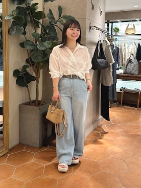 さこちゃんさん（レディース・155cm）の夏コーディネート