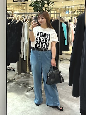「アイテム（バングル/リストバンド）」を使った、さこちゃんさん（レディース・155cm）の夏コーディネート