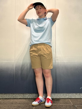 「ゴルフコーデ」｜SHさん（レディース・160cm）の春コーディネート