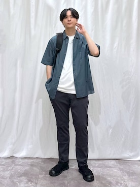 「アイテム（バックパック/リュック）」を使った、kazuoさん（メンズ・182cm）の夏コーディネート