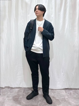 「アイテム（バックパック/リュック）」を使った、kazuoさん（メンズ・182cm）の秋コーディネート