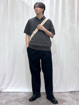 「GLOBAL WORK（グローバルワーク）のアイテム（シューズ）」を使った、kazuoさん（メンズ・182cm）の春コーディネート