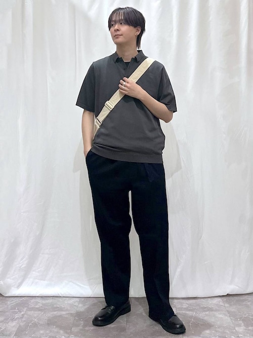 新品 タグ付き 黒 上下 パンツ セットアップ グローバルワーク スゴラク L スゴラクストレッチワイドパンツ/601343（その他パンツ）｜GLOBAL WORK