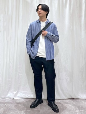 「アイテム（その他シューズ）」を使った、kazuoさん（メンズ・182cm）の秋コーディネート