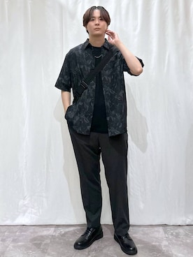 「GLOBAL WORK（グローバルワーク）のアイテム」を使った、kazuoさん（メンズ・182cm）の夏コーディネート