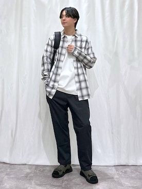 kazuoさんの（GLOBAL WORK | グローバルワーク）を使ったコーディネート