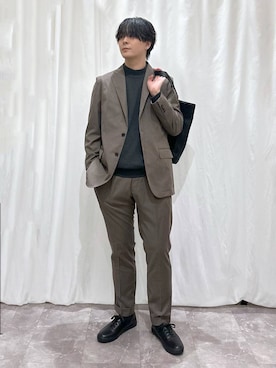 「アイテム（ニット/セーター）」を使った、kazuoさん（メンズ・182cm・20代）の夏コーディネート