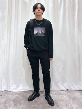 「アイテム（バックパック/リュック）」を使った、kazuoさん（メンズ・182cm）の秋コーディネート