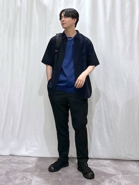 「アイテム（バックパック/リュック）」を使った、kazuoさん（メンズ・182cm）の夏コーディネート