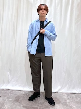 「GLOBAL WORK（グローバルワーク）のアイテム」を使った、kazuoさん（メンズ・182cm）の冬コーディネート