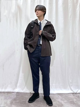 「GLOBAL WORK（グローバルワーク）のアイテム（ブルゾン）」を使った、kazuoさん（メンズ・182cm）の秋コーディネート