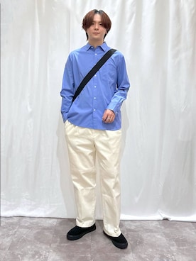 「GLOBAL WORK（グローバルワーク）のアイテム（パンツ）」を使った、kazuoさん（メンズ・182cm）の春コーディネート