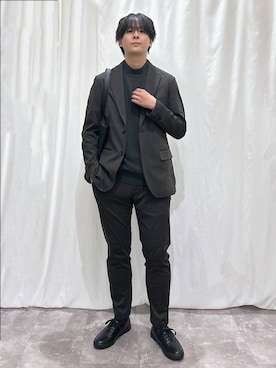 「アイテム（ニット/セーター）」を使った、kazuoさん（メンズ・182cm・20代）の夏コーディネート