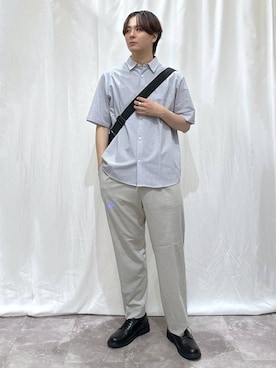 「GLOBAL WORK（グローバルワーク）のアイテム」を使った、kazuoさん（メンズ・182cm）の夏コーディネート