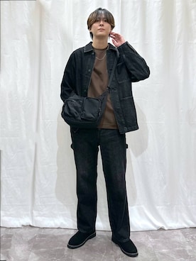 「GLOBAL WORK（グローバルワーク）のアイテム（トップス）」を使った、kazuoさん（メンズ・182cm）の秋コーディネート