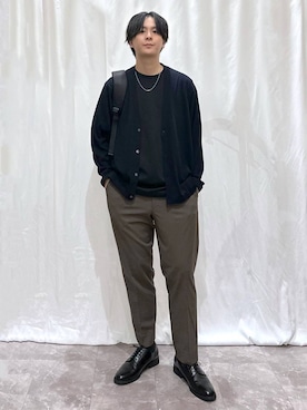 「アイテム（バックパック/リュック）」を使った、kazuoさん（メンズ・182cm）の秋コーディネート