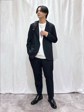 「アイテム（バックパック/リュック）」を使った、kazuoさん（メンズ・182cm）の秋コーディネート