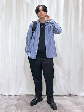 「アイテム（その他シューズ）」を使った、kazuoさん（メンズ・182cm・20代）の秋コーディネート