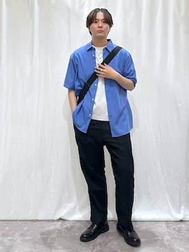 「GLOBAL WORK（グローバルワーク）のアイテム」を使った、kazuoさん（メンズ・182cm）の夏コーディネート