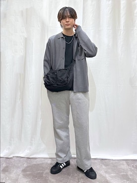 「GLOBAL WORK（グローバルワーク）のアイテム」を使った、kazuoさん（メンズ・182cm）の秋コーディネート