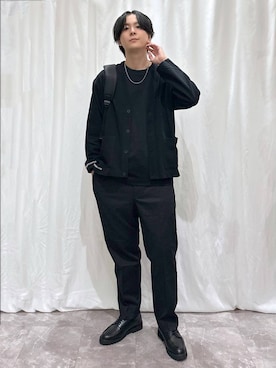 「アイテム（バックパック/リュック）」を使った、kazuoさん（メンズ・182cm）の秋コーディネート