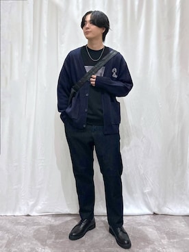 「アイテム（その他シューズ）」を使った、kazuoさん（メンズ・182cm）の秋コーディネート