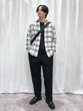 「アイテム（その他シューズ）」を使った、kazuoさん（メンズ・182cm）の秋コーディネート