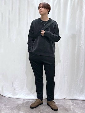 「GLOBAL WORK（グローバルワーク）のアイテム（トップス）」を使った、kazuoさん（メンズ・182cm）の冬コーディネート