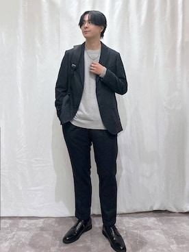 「アイテム（バックパック/リュック）」を使った、kazuoさん（メンズ・182cm・20代）の秋コーディネート