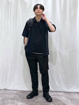 「GLOBAL WORK（グローバルワーク）のアイテム」を使った、kazuoさん（メンズ・182cm）の夏コーディネート