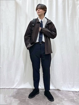 「GLOBAL WORK（グローバルワーク）のアイテム（ジャケット/アウター）」を使った、kazuoさん（メンズ・182cm）の秋コーディネート