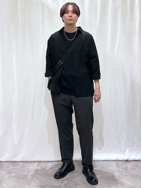 「GLOBAL WORK（グローバルワーク）のアイテム」を使った、kazuoさん（メンズ・182cm）の夏コーディネート