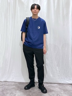 「GLOBAL WORK（グローバルワーク）のアイテム（シューズ）」を使った、kazuoさん（メンズ・182cm）の夏コーディネート