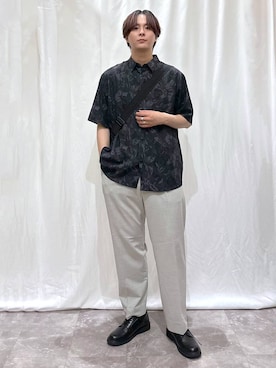 「GLOBAL WORK（グローバルワーク）のアイテム」を使った、kazuoさん（メンズ・182cm）の夏コーディネート