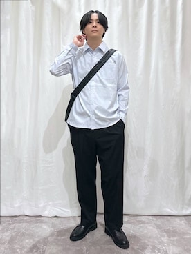 「アイテム（その他シューズ）」を使った、kazuoさん（メンズ・182cm）の秋コーディネート