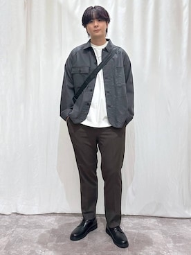 「GLOBAL WORK（グローバルワーク）のアイテム（ブルゾン）」を使った、kazuoさん（メンズ・182cm）の春コーディネート