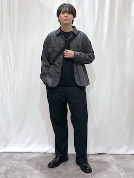 「GLOBAL WORK（グローバルワーク）のアイテム（ブルゾン）」を使った、kazuoさん（メンズ・182cm）の春コーディネート