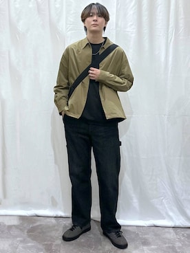「GLOBAL WORK（グローバルワーク）のアイテム（スニーカー）」を使った、kazuoさん（メンズ・182cm）の秋コーディネート