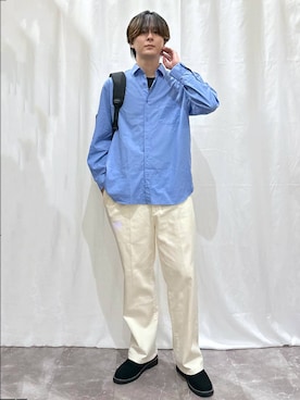 「GLOBAL WORK（グローバルワーク）のアイテム（トップス）」を使った、kazuoさん（メンズ・182cm）の秋コーディネート