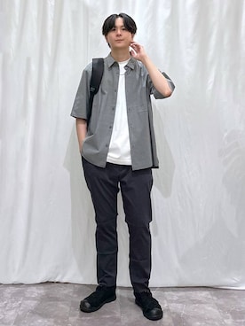 「GLOBAL WORK（グローバルワーク）のアイテム」を使った、kazuoさん（メンズ・182cm）の夏コーディネート