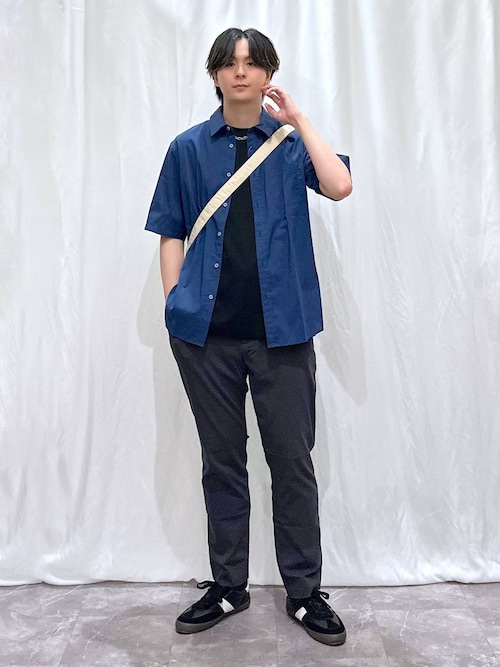 セール】イージーケアリネンシャツ/半袖/319926（シャツ