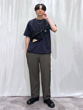 「GLOBAL WORK（グローバルワーク）のアイテム」を使った、kazuoさん（メンズ・182cm）の夏コーディネート