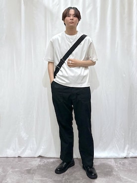 「GLOBAL WORK（グローバルワーク）のアイテム」を使った、kazuoさん（メンズ・182cm）の夏コーディネート
